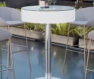 LED Stehtische mieten bei Brüser und Beerbaum